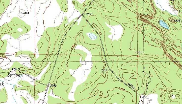 1 Long Road topo map